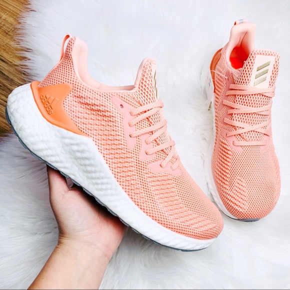 adidas coral running shoes